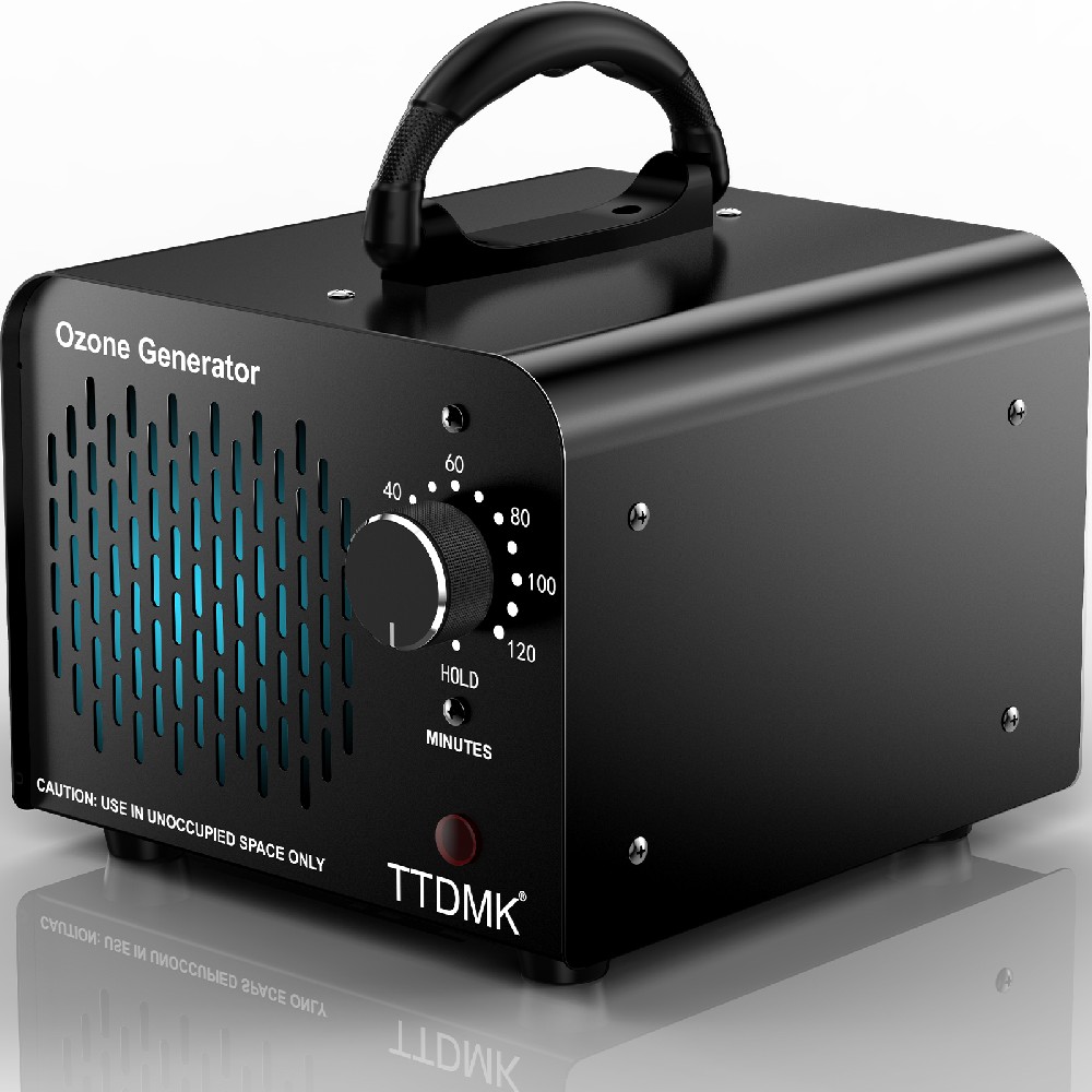 Ozone Generator, 30,000mg/h Home Ozone Generator, High Capacity Ozone Machine Odor Removal, Commercial Ozone Machine for Car, Pet, Smoke, Home, etc (Black)
